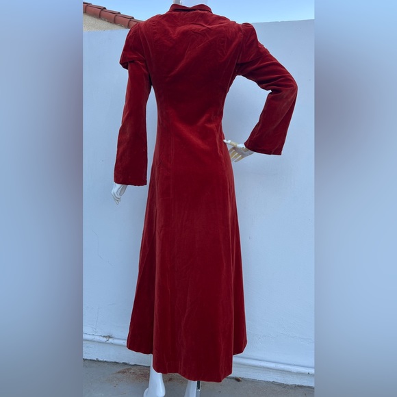 VTG Burnt Orange Princess Coat - Picture 2 of 16